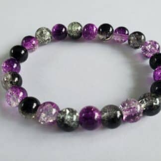Purple & Black Bracelet