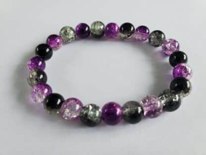 Purple & Black Bracelet